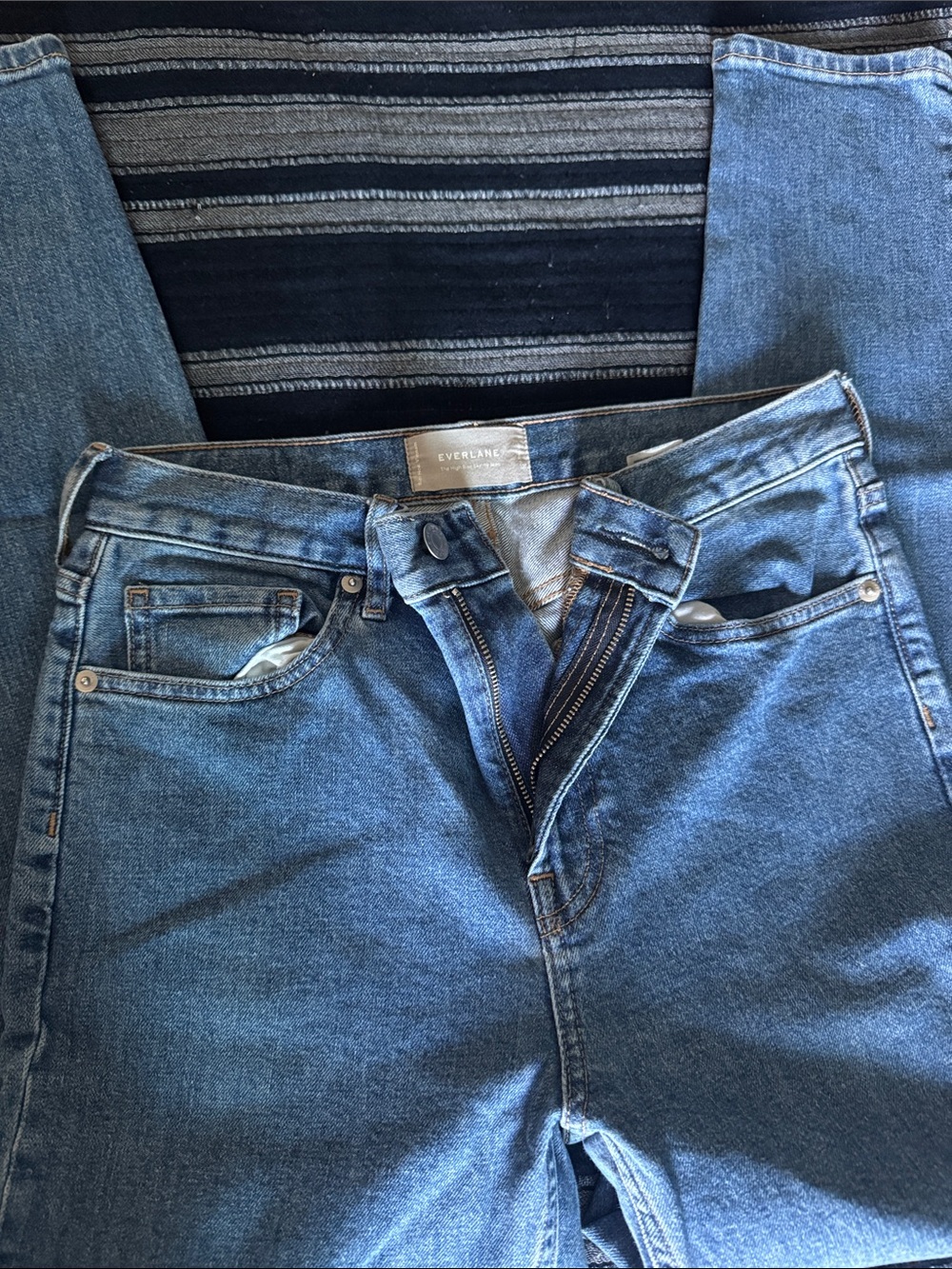 Women’s Everlane Medium Blue High-Rise Jeans size 28